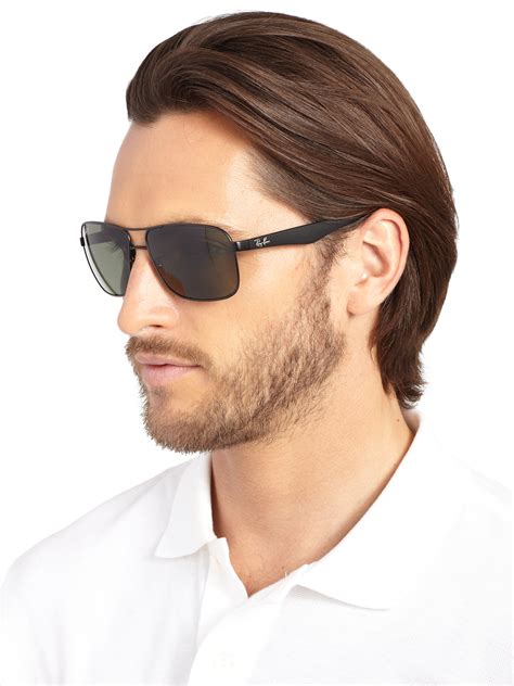 aviator square sunglasses men